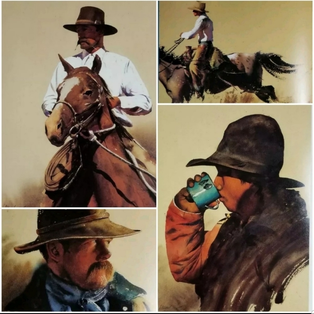 COWBOYS & IMAGES Watercolors of William Matthews